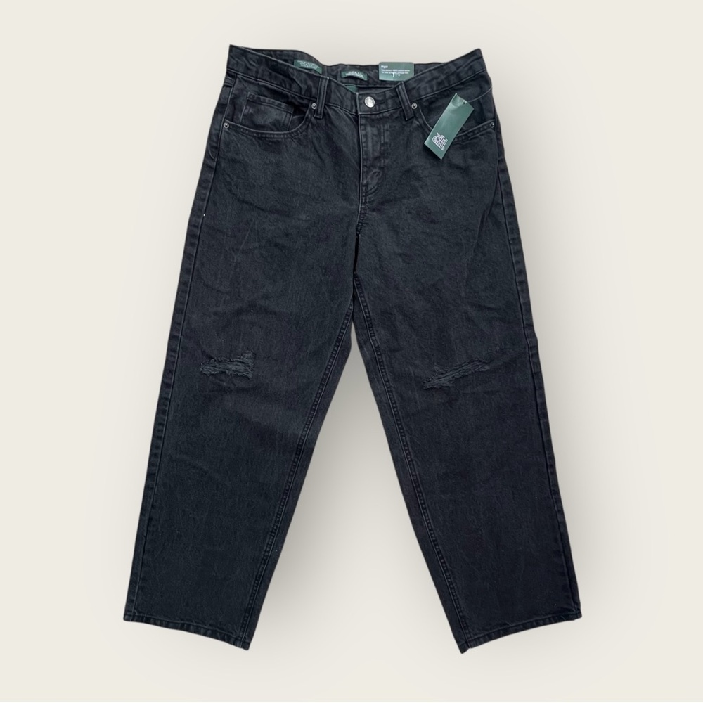 Wild Fable Mid-Rise 90's Relaxed Black Jeans, 8 - Picture 4 of 7